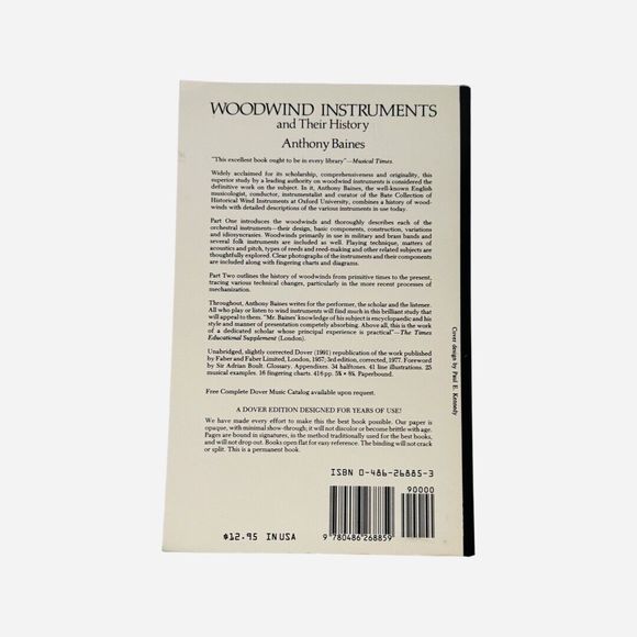 Woodwind Instruments and Their History Paperback by Anthony Baines - Picture 3 of 7